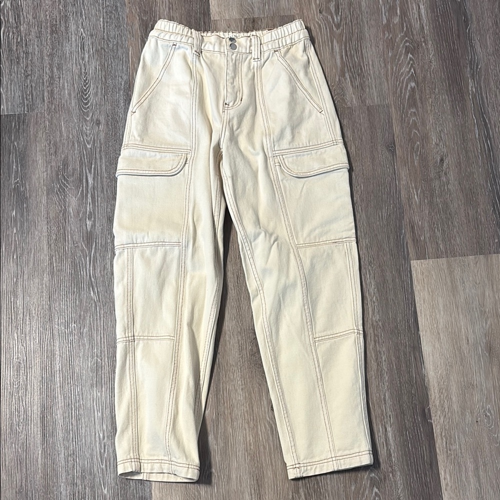 PacSun Light Tan Cargo Pants size small